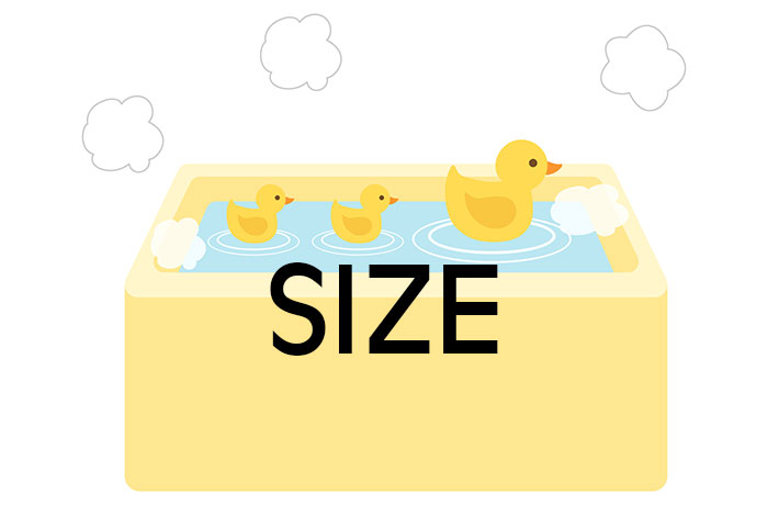 浴槽のサイズ